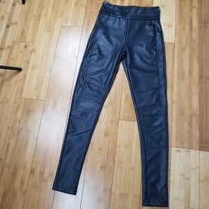 Elodie Women's Faux Leather Skinny Pants - Size S